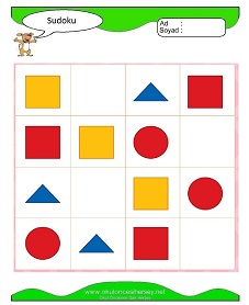 Sudoku Çocuk Bulmacaları